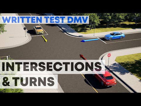 DMV Written Test | Questions of Intersections and Turns