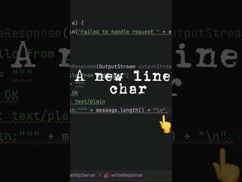 Create a Raw HTTP Response in Java #coding #java #sockets #https