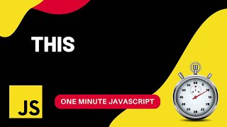This | Javascript | One Minute Javascript | 1 Min JS | Quick JS