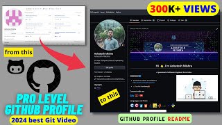 Make Your GitHub Profile Looks Pro & Next Level | Amazing GitHub README Profile (New Updates) 2025