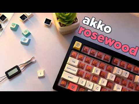these budget switches are made to thock (akko rosewood)