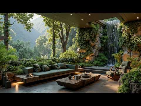 Spring Forest Jazz ~ Cozy Coffee Shop Vibes & Relaxing Smooth Jazz Ambience