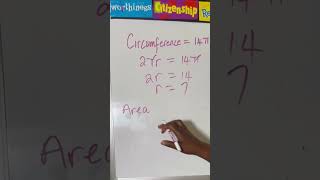 Find the Circumference of a circle🔴 #maths #mathematics #mathreels #mathssimplified #kids