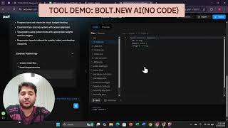 Bolt.new Demo – Build Full-Stack Web Apps with AI from Your Browser
