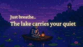 3 Hours Lake Ambience with Lantern Glow for Sleep – Drifting Beneath the Lilies (Medieval, Lo-fi)
