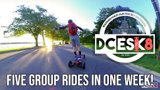 DCESK8 July Rideathon - Five Group Rides in One Week