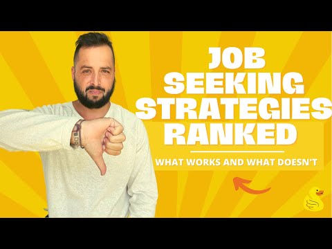 JOB SEEKING STRATEGIES RANKED | What Works & What Doesn't