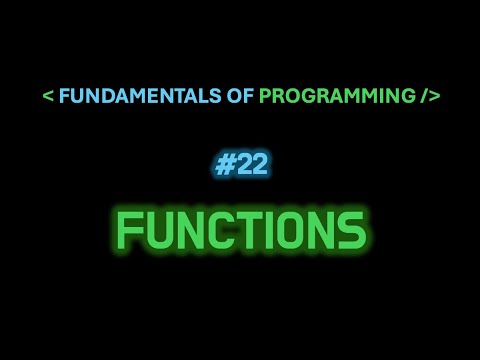 #22 | Functions