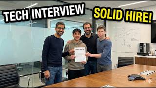 Mock DSA Interview With New Grad - Medium Difficulty - Solid Hire