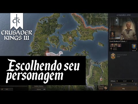 Tutorial de Crusader Kings 3 - Escolhendo seu personagem!