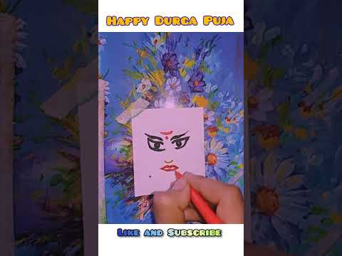 💖Maa Durga Drawing with SKECTH colour|#shorts