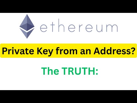 The TRUTH: Can You Find an Ethereum Private Key From a Public Address?