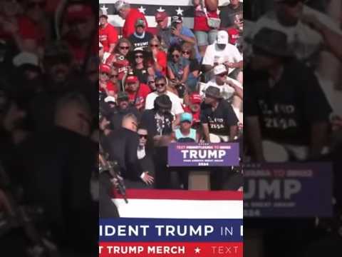 FORMER PRESIDENT SHOT AT TRUMP RALLY IN BUTLER, PA