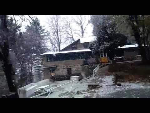 Snow falling in murree