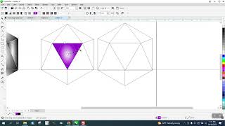 Corel Draw Tips & Tricks Polygon Tool to make this Prism