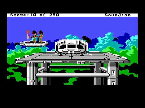Space Quest 2 Vohaul's Revenge (EGA) 1987 Lets Play with Commentary -Part 1