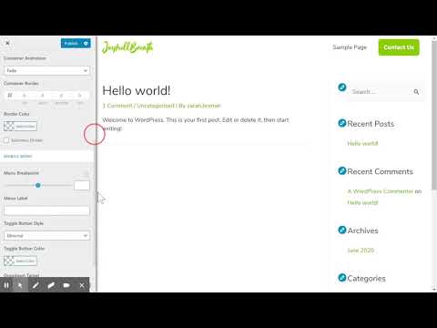 How to customise Primary Header and Primary Header for the Astra Theme for WordPress
