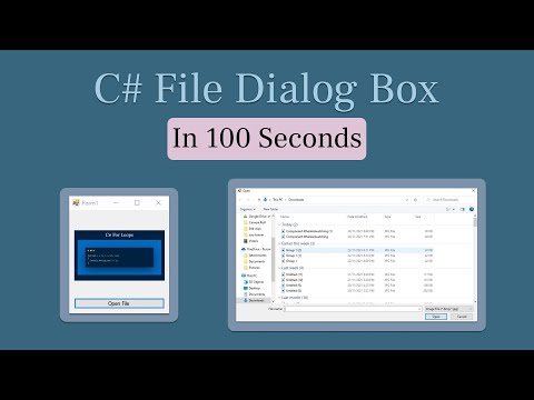 C# File Dialog Box In 100 Seconds