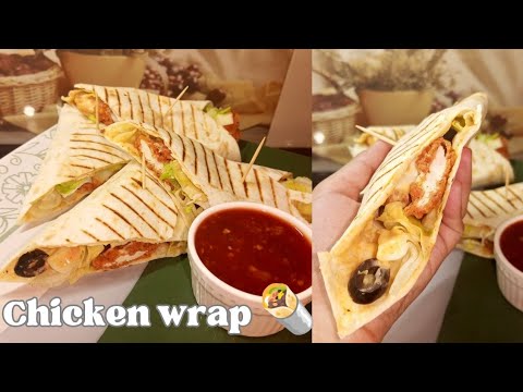 homemade chicken wrap recipes | Cajun chicken wrap | chicken wrap recipe maham's stove