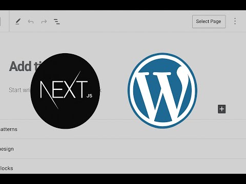 Next JS + WordPress + Gutenberg Editor