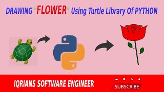 How To Draw Flower Design In Python Using Turtle Library || Pthon+🐢= 🌹
