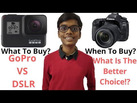 GoPro vs DSLR || What to Buy? || By Techno India Animesh