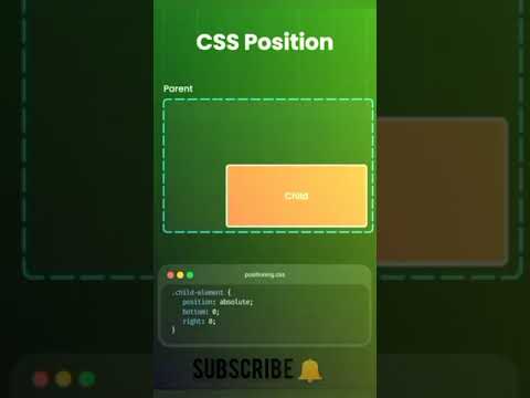 ✨ How we can write CSS position property ✨  #shorts #coding