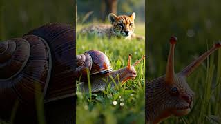 Slow and Steady Wins the Race 🐌 | Hyper-Realistic Snail vs. Cheetah in 4K