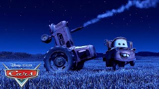 Tractor Tipping with Mater and Lightning McQueen | Pixar Cars | @disneyjr