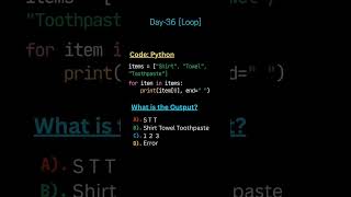:🚀 Learn to Code in Style!Welcome to Code with Sharad, where we make coding simple, fast & fun day36