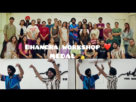 Bhangra workshop on song MEDAL🏅❤️choreographed by hardeep paaji ❤️🔥