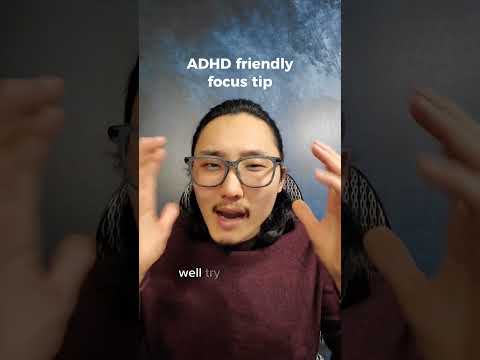 How to improve your focus! (ADHD friendly) #productivity