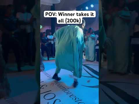 POV: Winner takes it all (200k)#wedding #nigerianwedding #dance