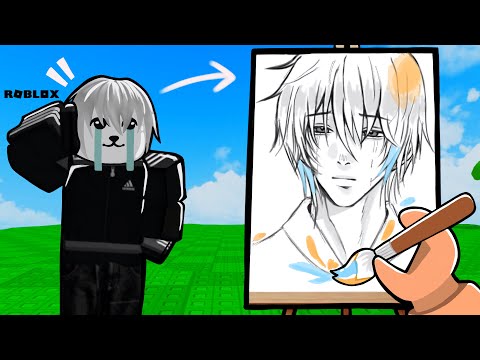 Drawing people’s avatars in DRAW ME | ROBLOX |