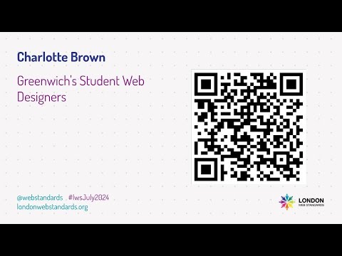 Charlotte Brown - Greenwich's Student Web Designers - LWS July 2024