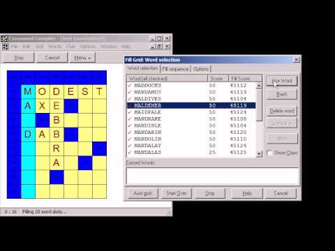 Demo, Crossword Compiler