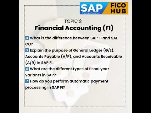 SAP FICO HUB Interview Questions