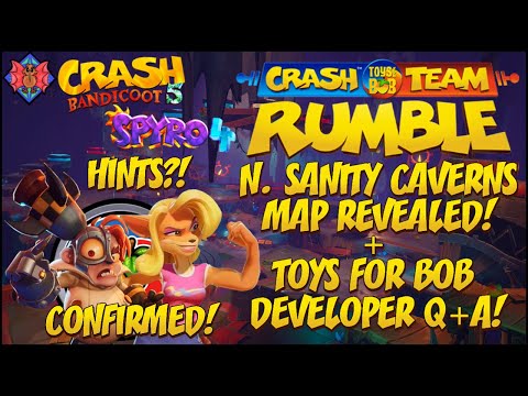 Crash Team Rumble - N. Gin and Retro Tawna + New Map + Developer Q&A + Crash 5 and Spyro 4 Hints?!
