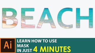 How To Use Mask In Adobe Illustrator | Abdur Rehman Production