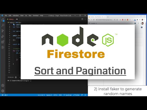 Node.js and Firestore(Part 4) - Sorting and Paginating Collections