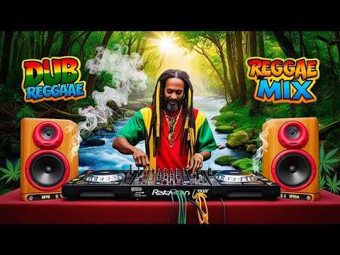 "Dub Reggae Vibes: Stunning DJ Queen Mixing Beats in a Lush Forest| 2025 Chill Mystic reggae dub