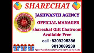 sharechat Gift Chatroom Apply in All languages🎁🎁🎁