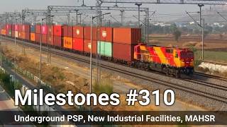 India's DFC records 385 Freight Trains/day, New Industrial Facilities Open, Underground PSP