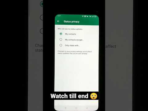 whatsapp status par privacy kaise lagaye #shorts #shortvideo #whatsapp #status #tech
