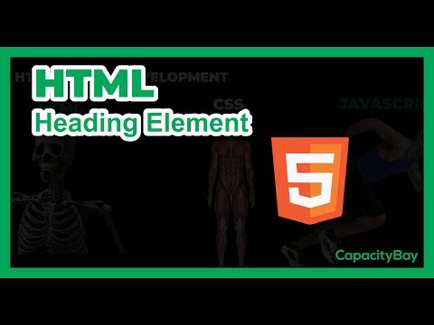 HTML Heading Element | Learn HTML 03