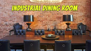 Industrial Dining Room Interior Design - Nice Design #mezzaninechannel