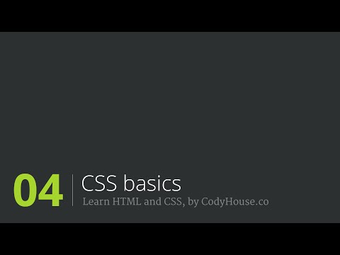 Learn HTML and CSS: CSS Basics
