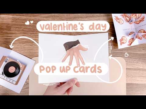 3 DIY pop-up card for Valentine's Day
