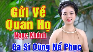 Gửi Về Quan Họ - Ca Sĩ Chuyên Nghiệp Cũng Nể Phục Giọng Ca Em Gái Hát Đường Phố - Ngọc Khánh