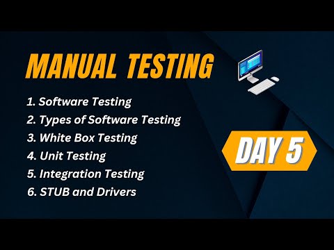 What is White Box Testing| What is Unit Testing| What  is Integration Testing| What is STUB & DRIVER